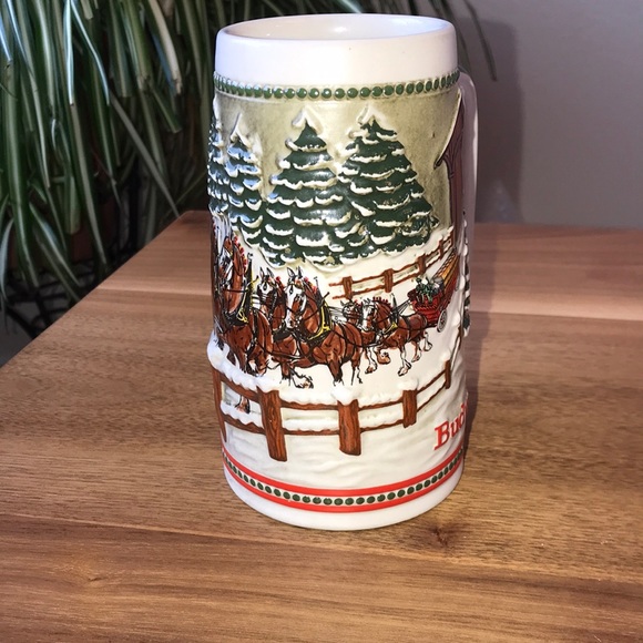Anheuser-Busch Ceramarte Brazil Budweiser Beer Stein Mug - Picture 2 of 7